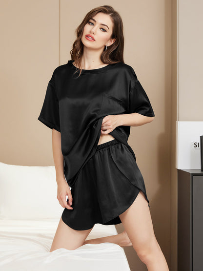 Dames Pyjamaset Puur Zijde Casual 2-delig