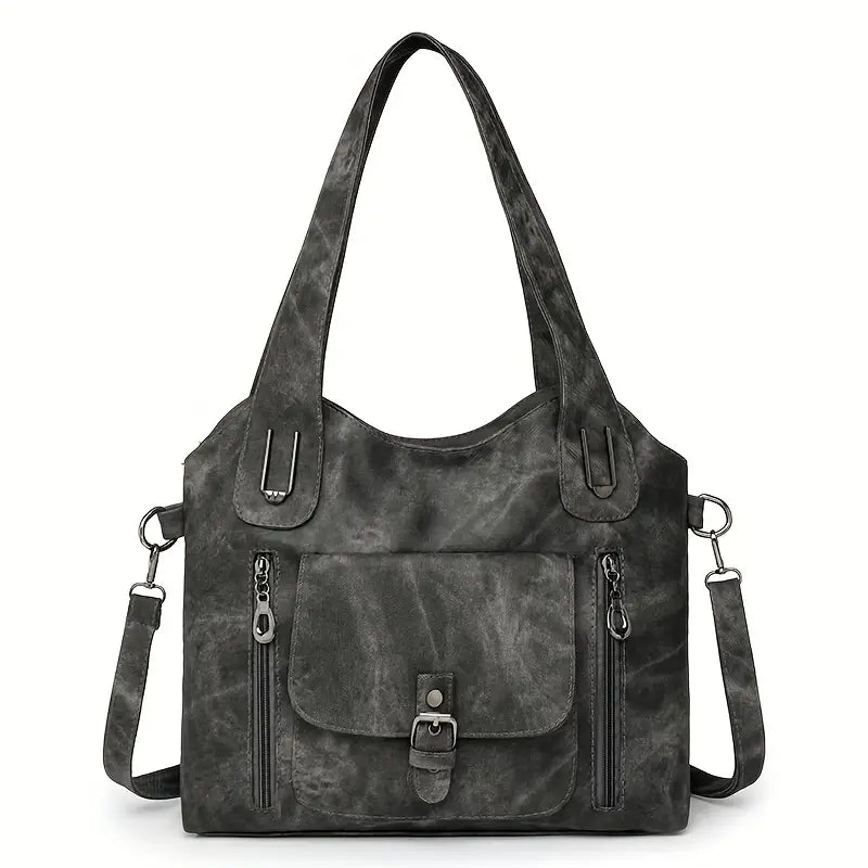 Emilias geräumige Schultertasche im Retro-Stil