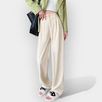 Wijde broek in Koreaanse stijl