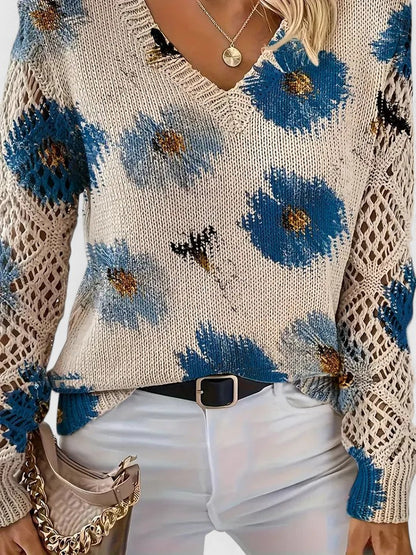 Elara™ | Cardigan mit floraler Eleganz