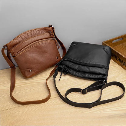 Recta - Sac à bandoulière en cuir