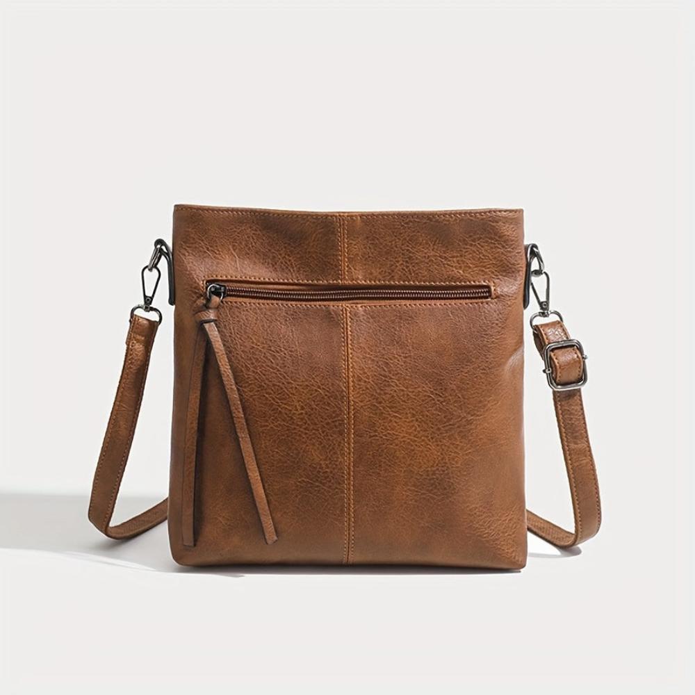 Lina | Vintage-Schultertasche Im Schachmuster