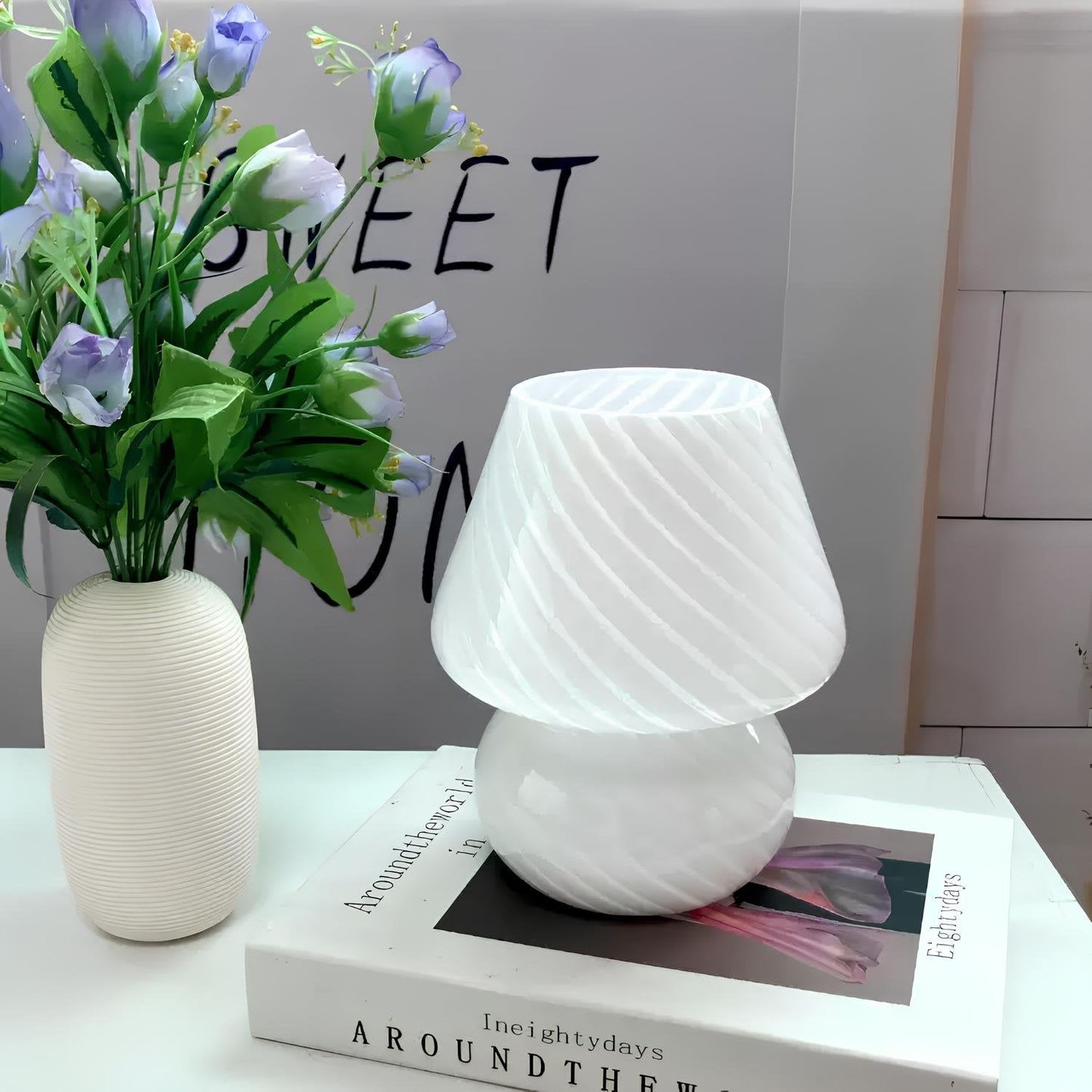 Verra™ Handgeblazen glazen lamp