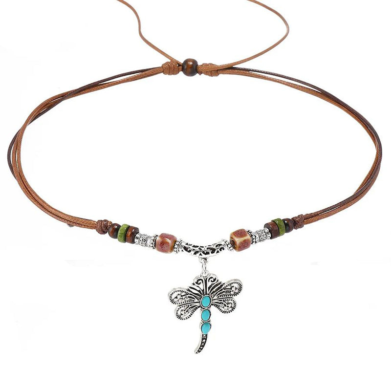 Vintage Boheemse Hanger Ketting