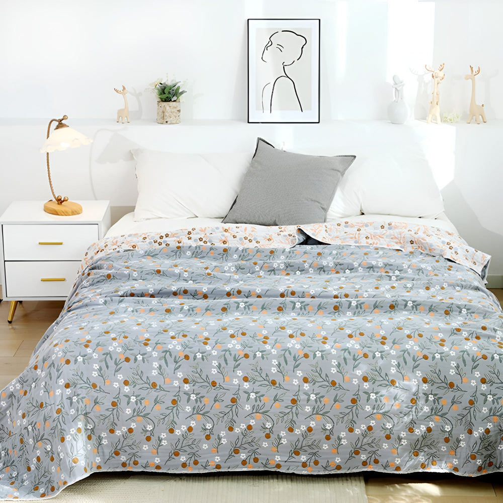 Couette en coton réversible