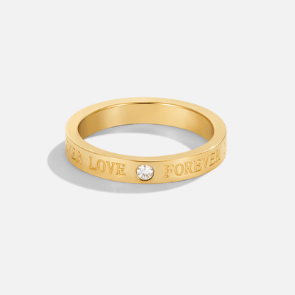 Bague en or Forever Love Crystal