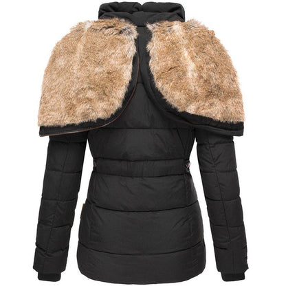 Hermine - Veste matelassée slim à capuche