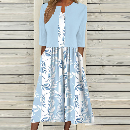 Greer - Midi-jurk met bloemenprint en bijpassend jack