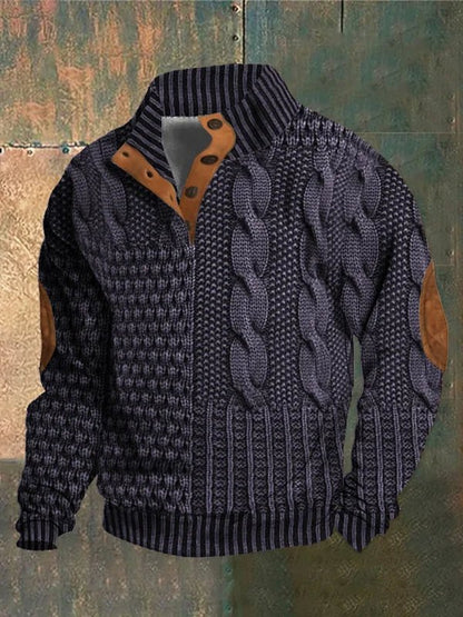 Thomas | Bedruckter Warmer Pullover