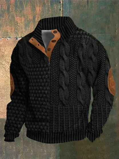 Thomas | Bedruckter Warmer Pullover
