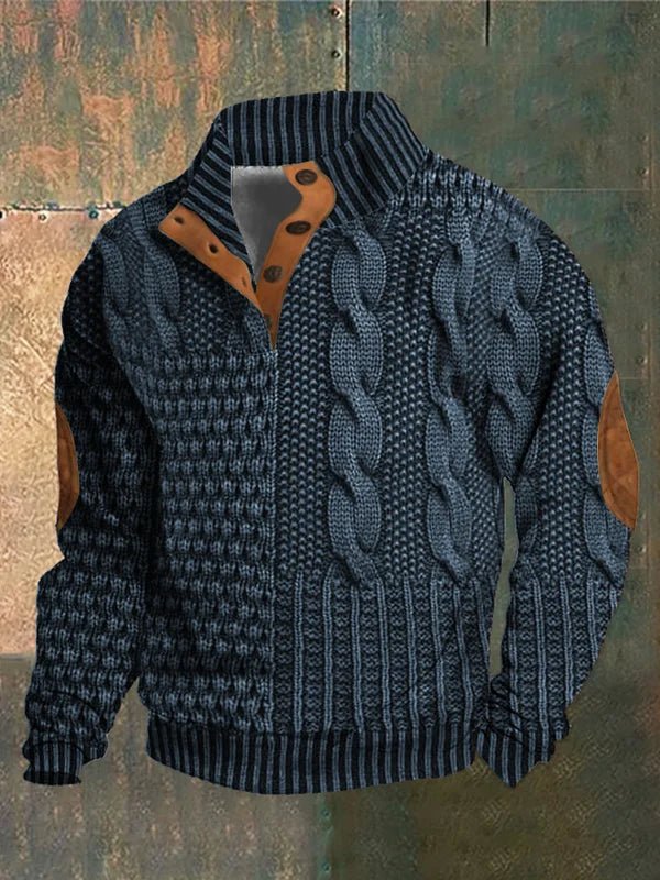 Thomas | Bedruckter Warmer Pullover