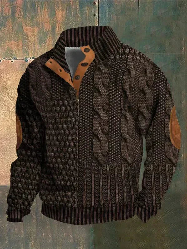 Thomas | Bedruckter Warmer Pullover