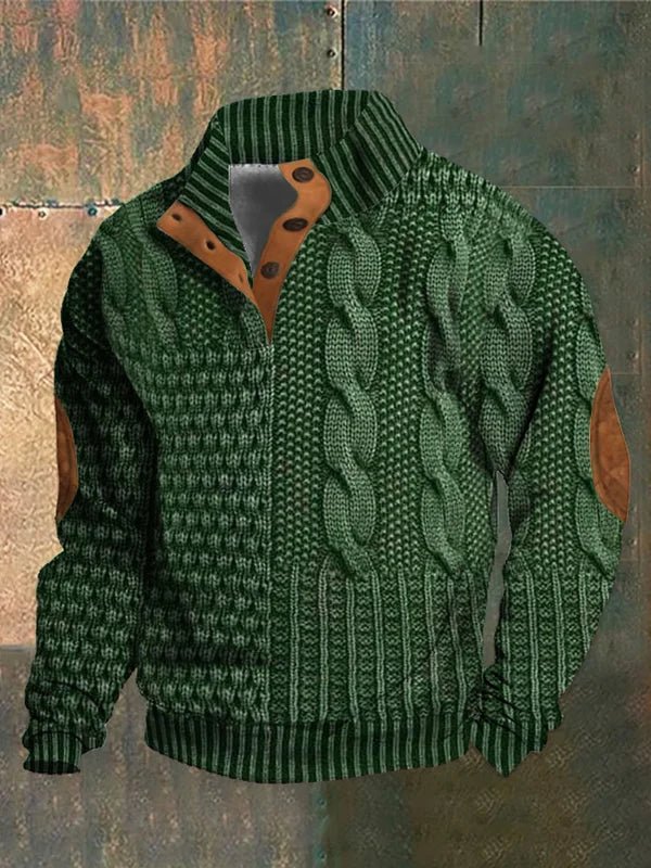Thomas | Bedruckter Warmer Pullover