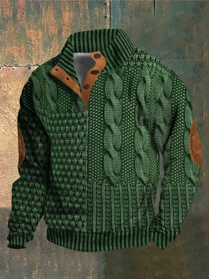 Thomas | Bedruckter Warmer Pullover