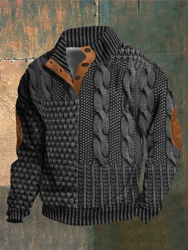 Thomas | Bedruckter Warmer Pullover