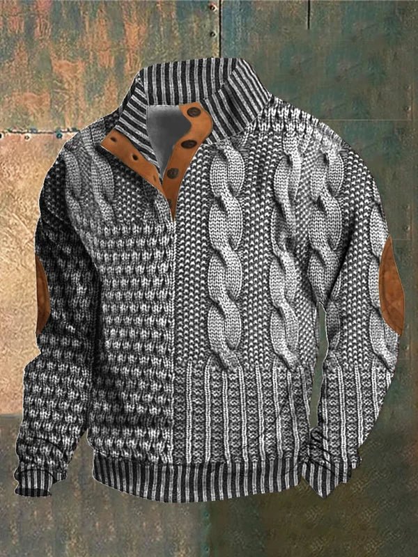 Thomas | Bedruckter Warmer Pullover