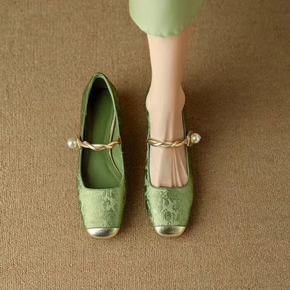 Solenza™| Mestelle Lederen Mary Janes