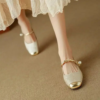 Solenza™| Mestelle Lederen Mary Janes