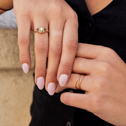 Gouden oneindigheidsring