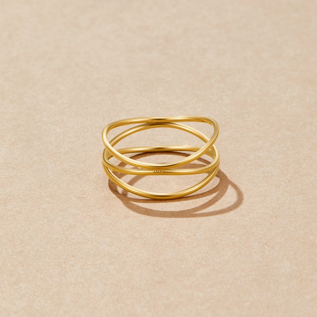 Gouden oneindigheidsring