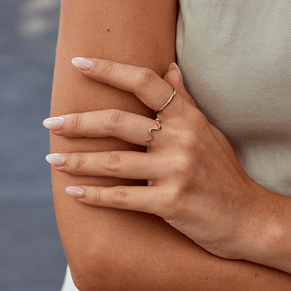Gouden ring Zoé