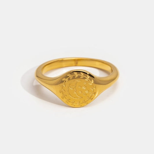 Anneau d'or Luna