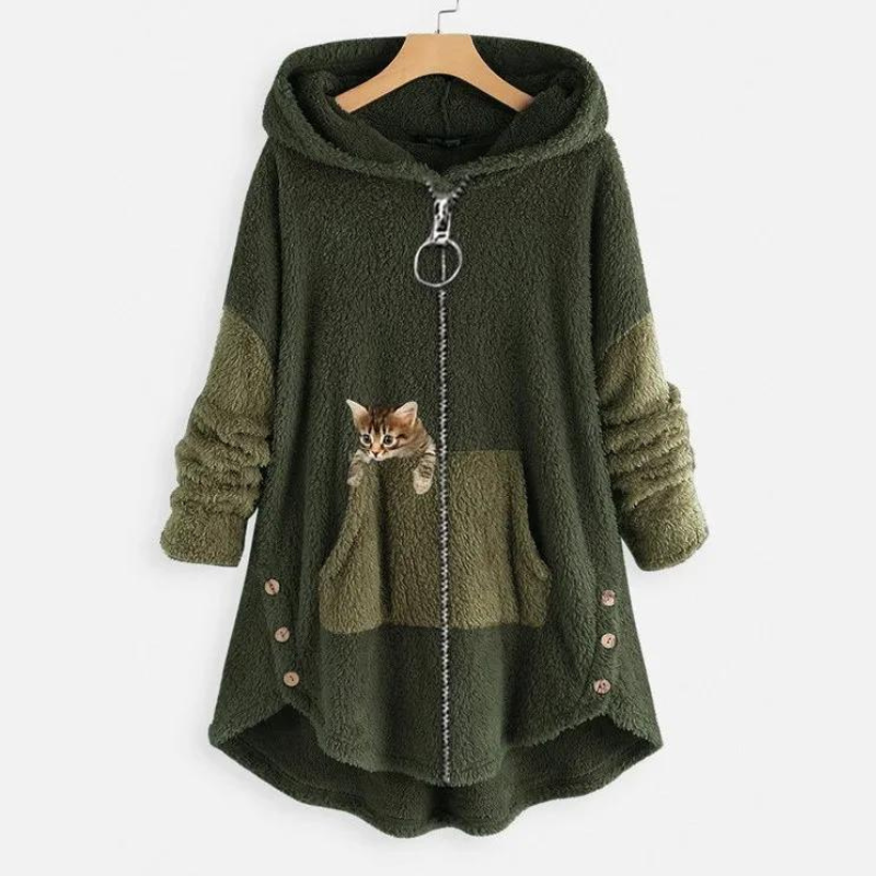 Vanda | Veste chaude et douce, aussi câline qu'un ours en peluche