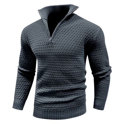 Charlie Premium Gebreide Quarter-Zip