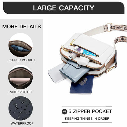 Nylah - Crossbodytas met kleurrijke banden