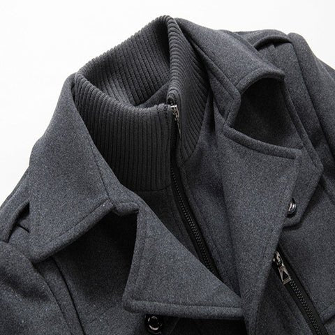 Félicien – Manteau d’hiver deux pièces élégant
