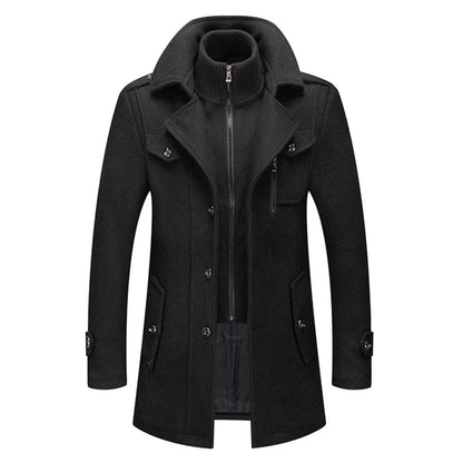 Félicien – Manteau d’hiver deux pièces élégant
