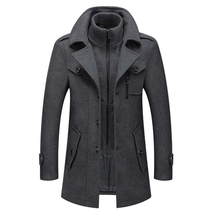 Félicien – Manteau d’hiver deux pièces élégant