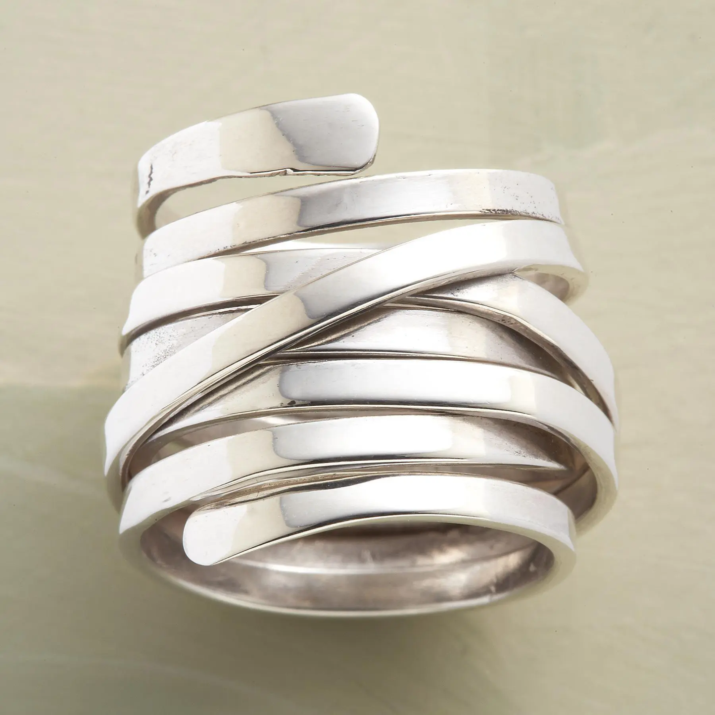 Bliss - Vintage Zilveren Ring met Dikke Laag