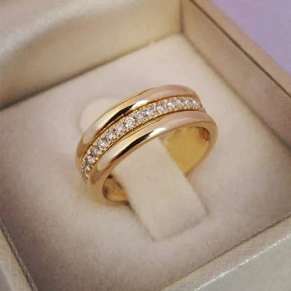 Sarah – Vintage-Zirkonia-Inlay-Ring