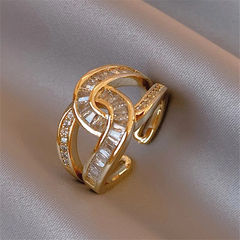 Unity - Elegante Geknoopte Verstelbare Ring