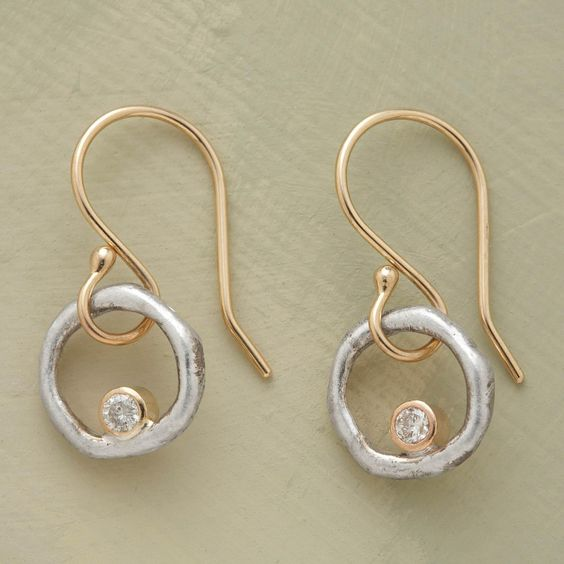 Laura™ | Vintage-Ohrringe mit Zirkon
