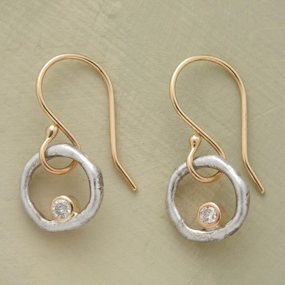 Laura™ | Vintage-Ohrringe mit Zirkon