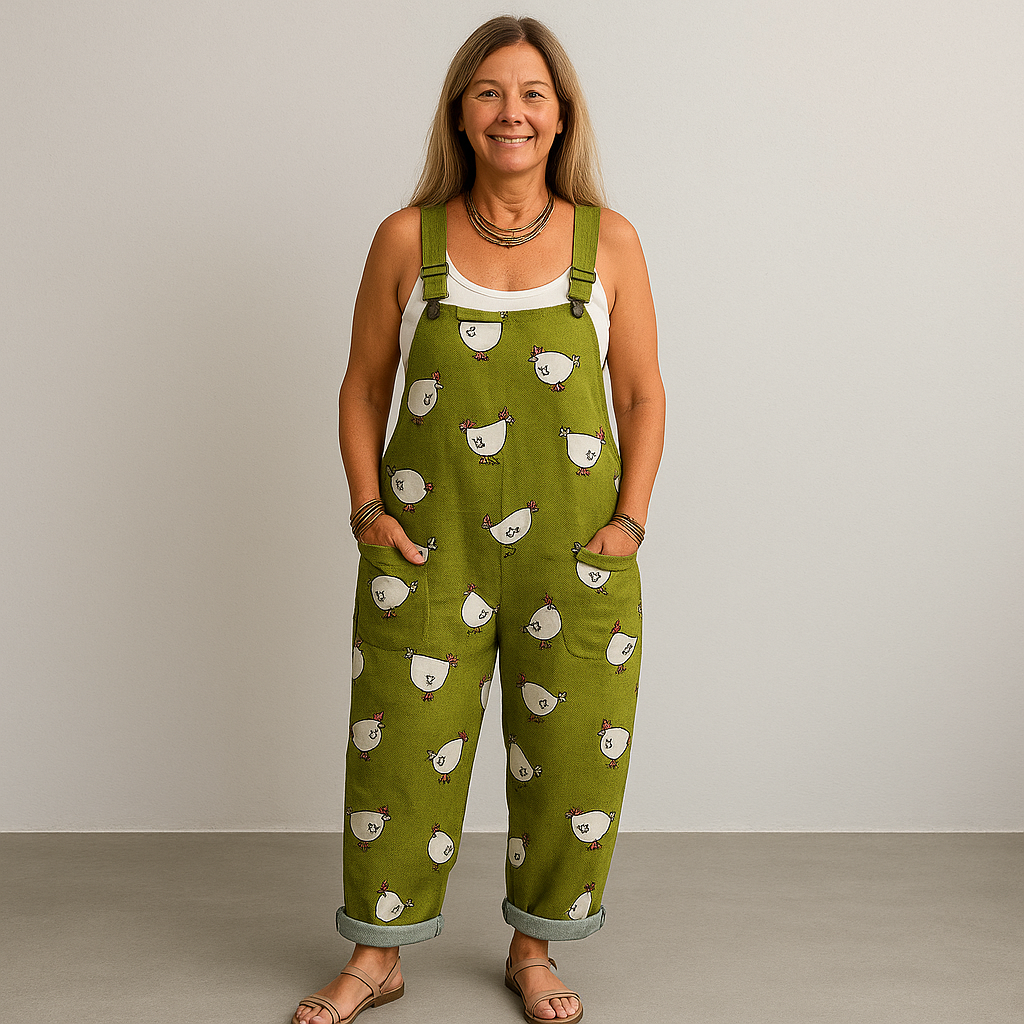 Dames Jumpsuit met wijde pijpen - Moeiteloze stijl & comfort