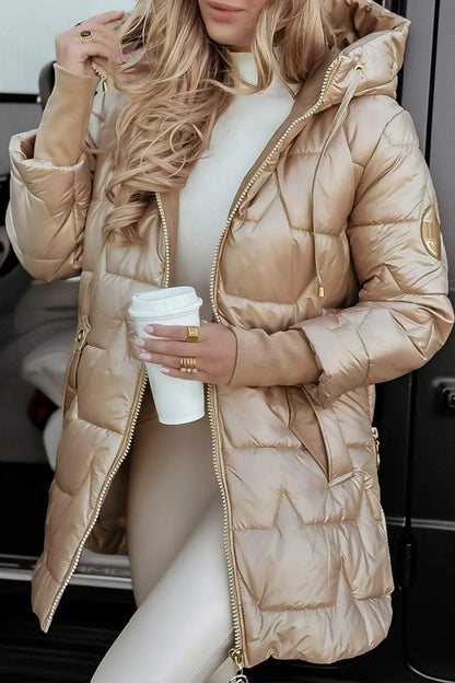 ASTRID - Elegante winterjas met capuchon en voering