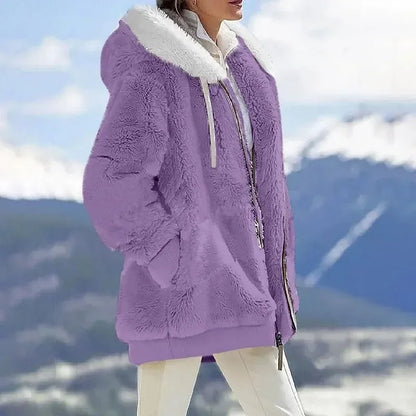 Alexa | Winterjacke mit Kapuze und Reißverschluss
