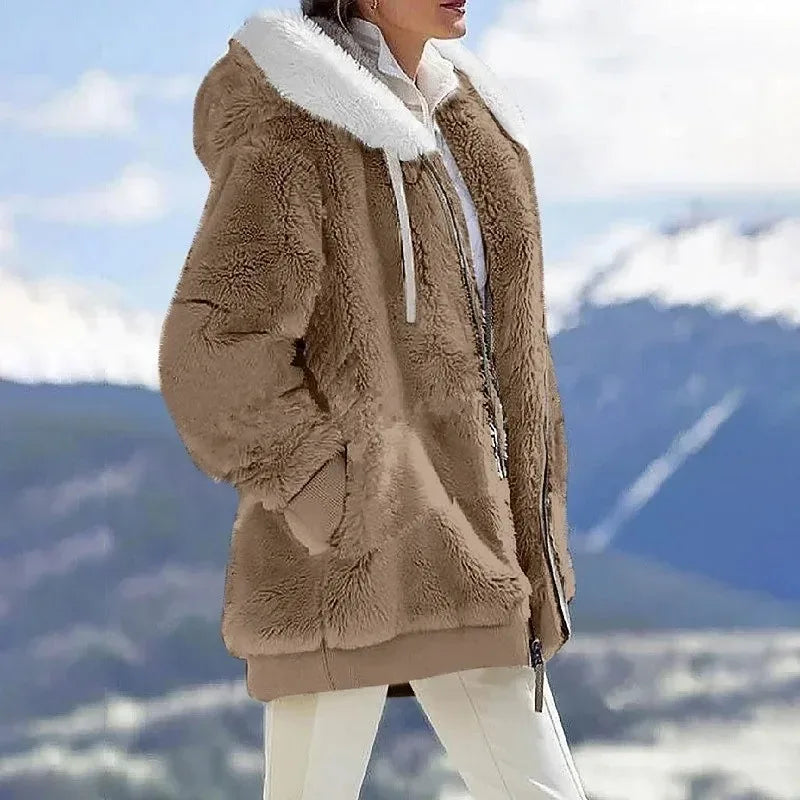 Alexa | Winterjacke mit Kapuze und Reißverschluss