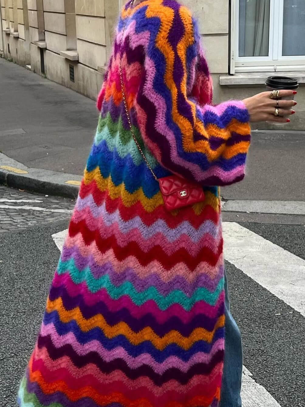 Maëlys - Cardigan en coton élégant et chaud