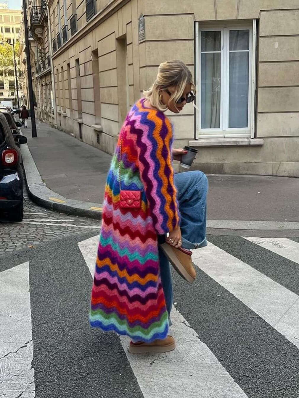 Maëlys - Cardigan en coton élégant et chaud