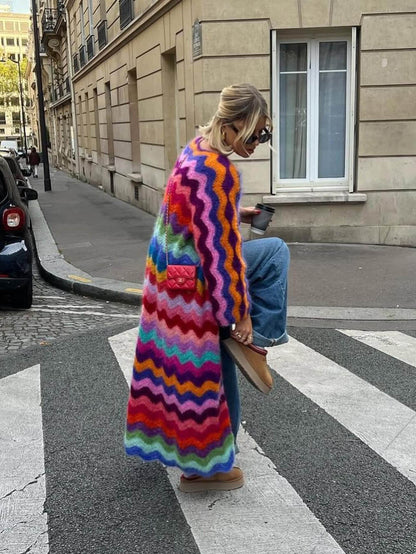 Maëlys - Cardigan en coton élégant et chaud