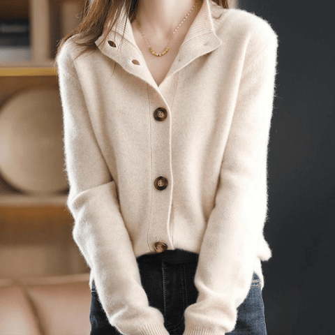 Anny – Luxuriöser Kaschmir-Strickcardigan