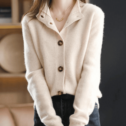 Anny – Luxuriöser Kaschmir-Strickcardigan
