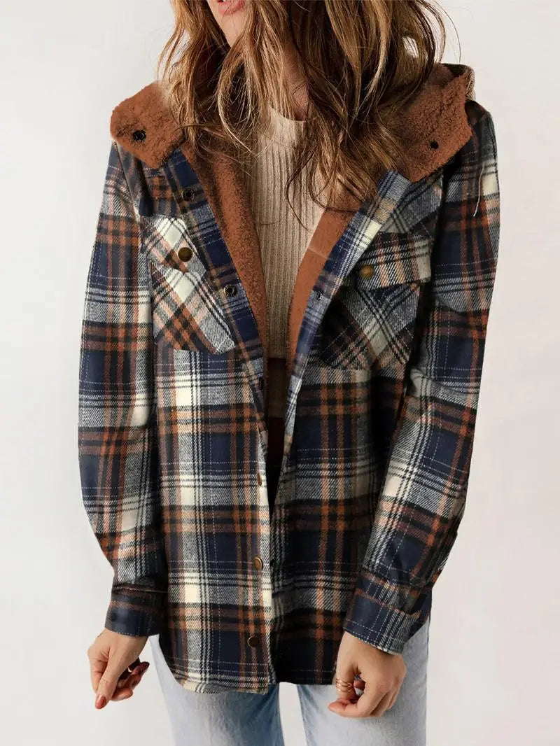 Esther | Gemütliche Karierte Fleece-Jacke