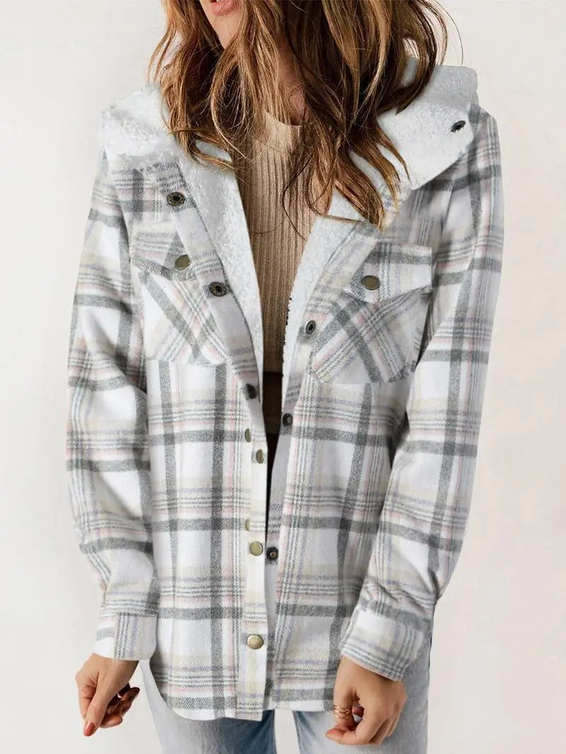 Esther | Gemütliche Karierte Fleece-Jacke