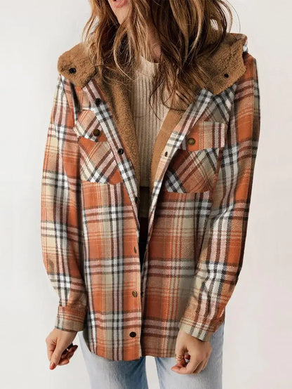 Esther | Gemütliche Karierte Fleece-Jacke