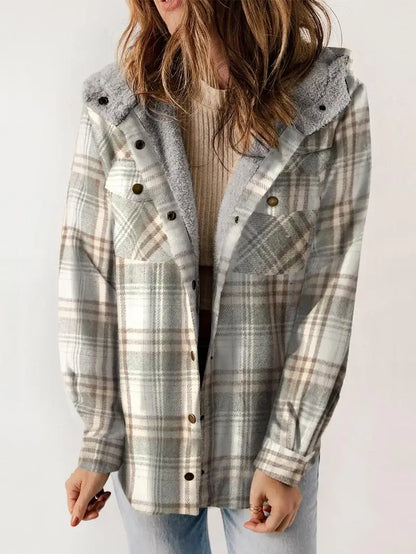 Esther | Gemütliche Karierte Fleece-Jacke